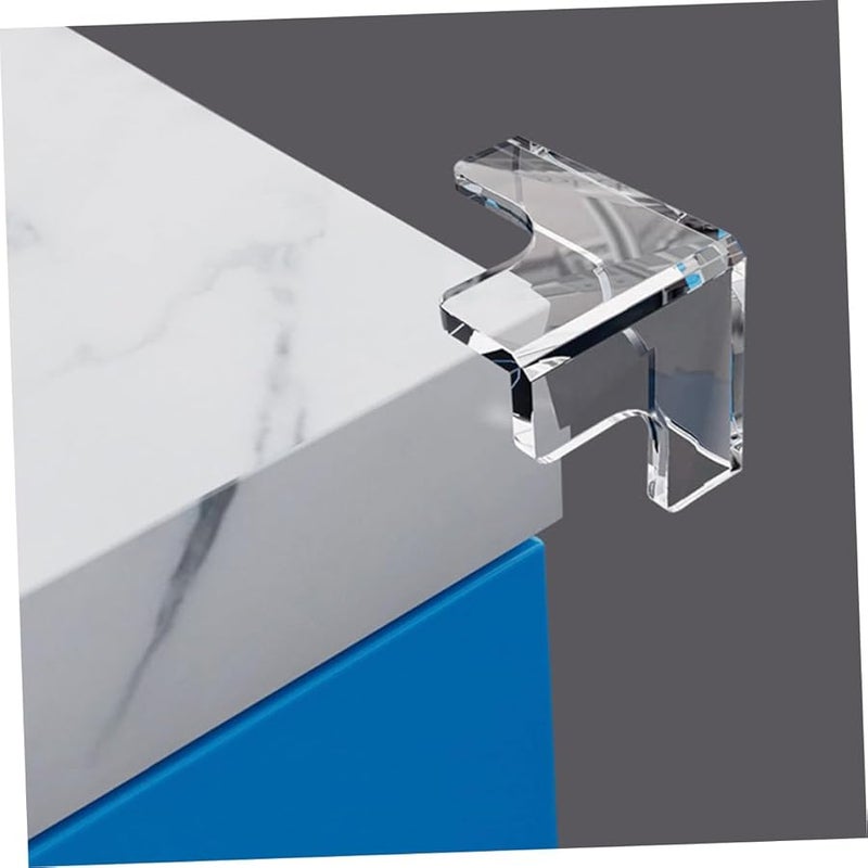 Clear PVC Furniture Corner Protectors 10pcs Soft Edge Safety for Kids Tables Desks Cabinets - Image 5